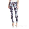 2014 sexy close-fitting leisure shivering floral high waist jeans